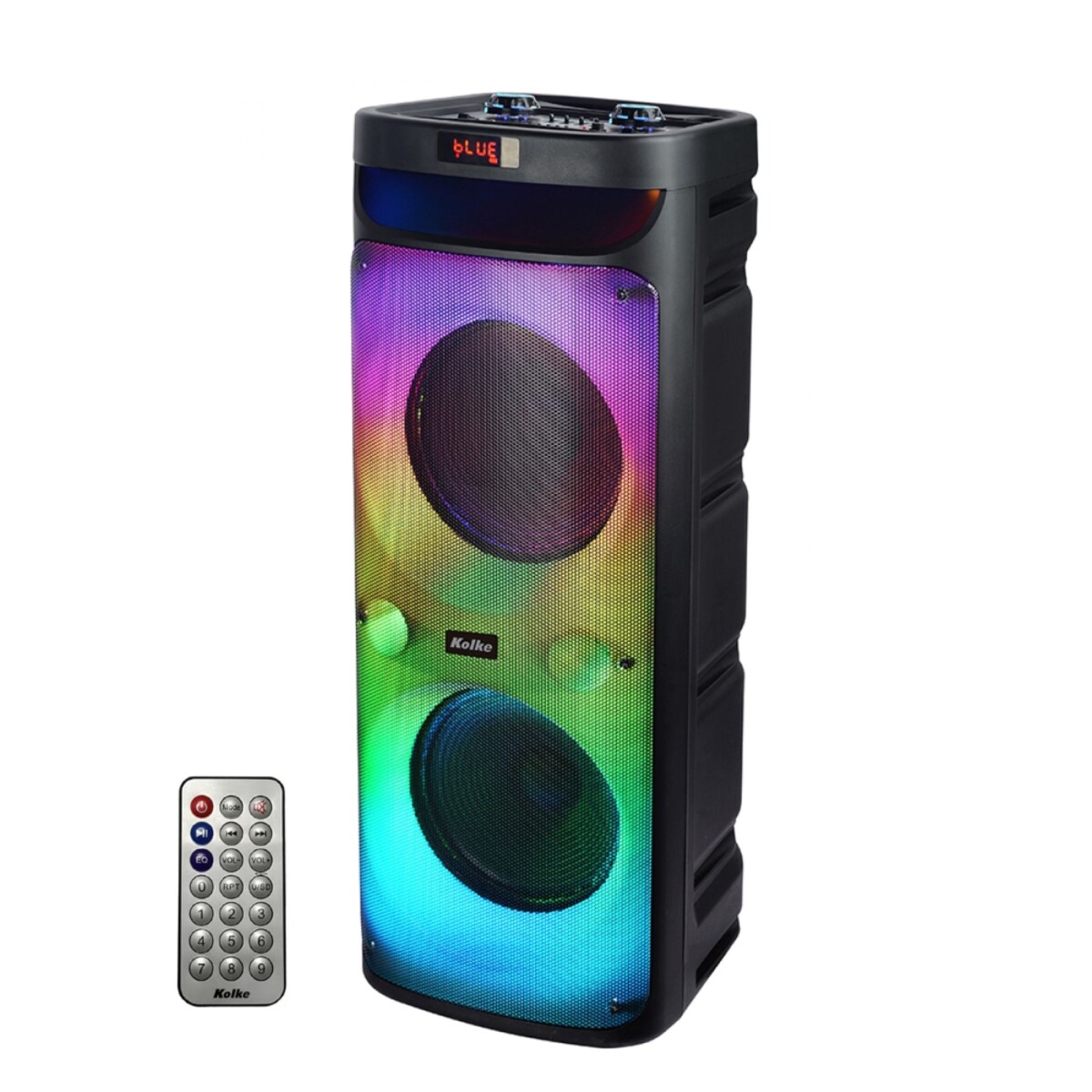 Parlante Kolke Acustic KPB-632 Doble 10" Bluetooth 550W Karaoke TWS 