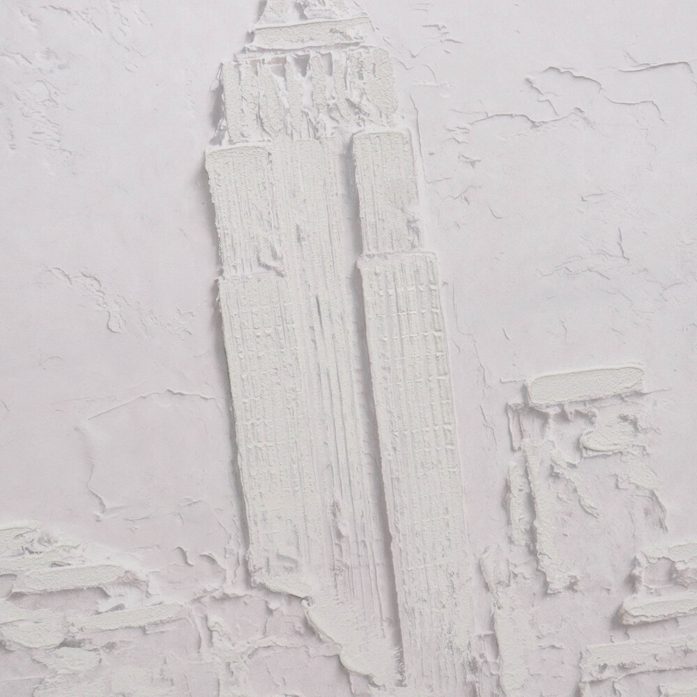 CUADRO CITY I, 60X80, BLANCO PAPEL TK25GG508A
