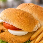 Milanesa en Dos Panes con Papas Fritas