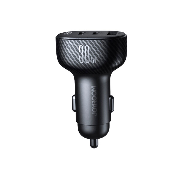 Ficha de carga para auto Joyroom 30W 1 USB-A + 2 USB-C Ficha De Carga Para Auto Joyroom 30w 1 Usb-a + 2 Usb-c