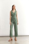 Linen Vest Verde