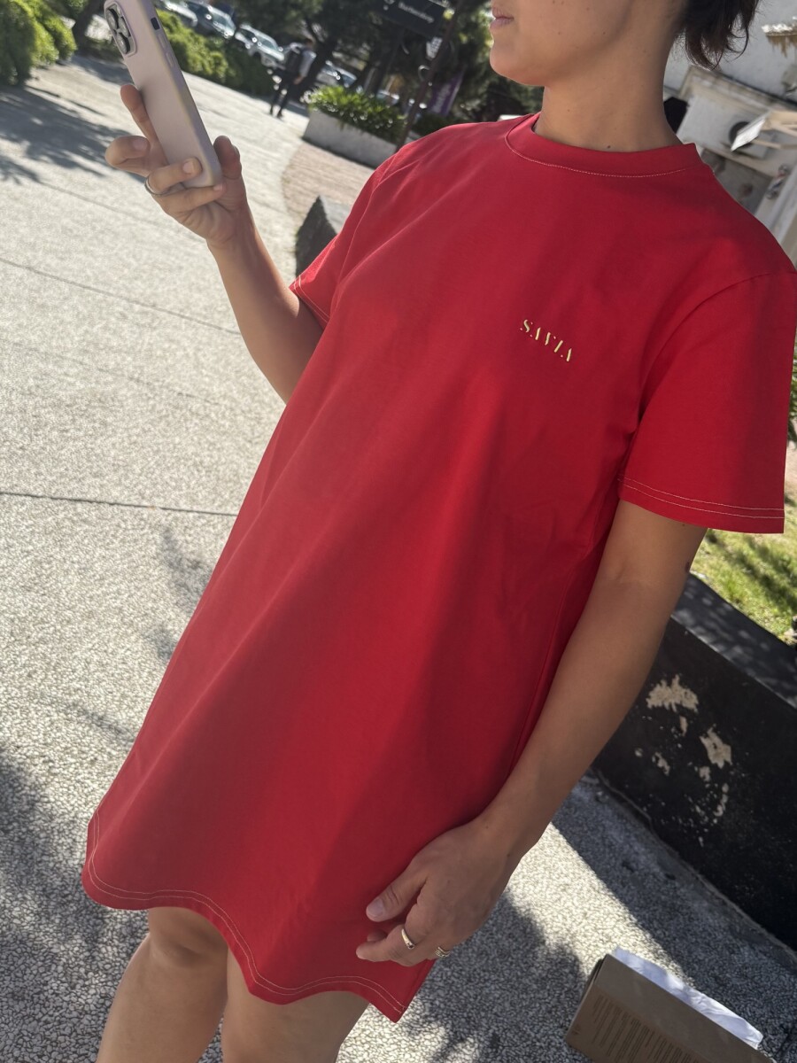 VESTIDO SAVIA - Rojo 