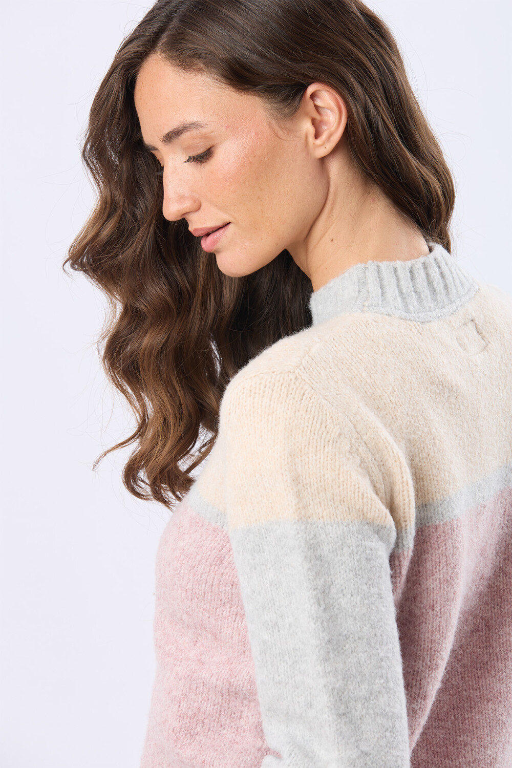 BUZO TEJIDO DE ABRIGO ROSA