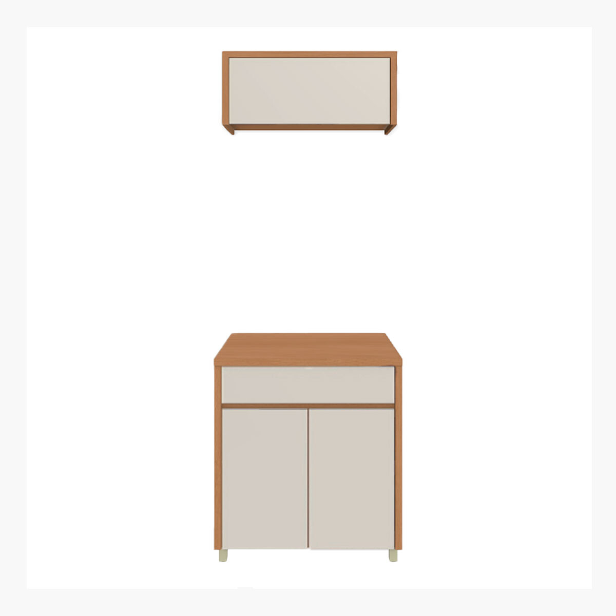 Juego Modular Para Cocina Incluye Aereo Y Bajo Mesada 