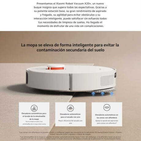 Aspiradora Robot Xiaomi Vacuum X20+ V01