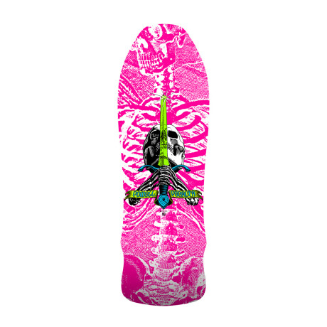 Deck Powell Peralta GeeGah Skull & Sword - Hot Pink - 9.75 x 30" (Sólo Tabla · Lija Incluída) Deck Powell Peralta GeeGah Skull & Sword - Hot Pink - 9.75 x 30" (Sólo Tabla · Lija Incluída)