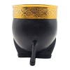 MATE IMPERIAL ALPACA BAÑADO EN ORO - 62 negrouniforme
