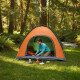 Carpa Outter Camping Para Dos Personas 190 X 130cm Naranja