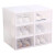 Caja Organizadora Zapatos Zapatera X6 Unidades Caja Apilable Color Variante Blanco