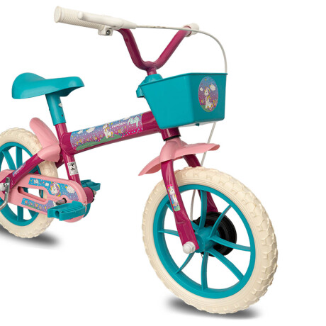 Bicicleta Infantil Verden Con Rueditas Montaña Rod 12 Violeta