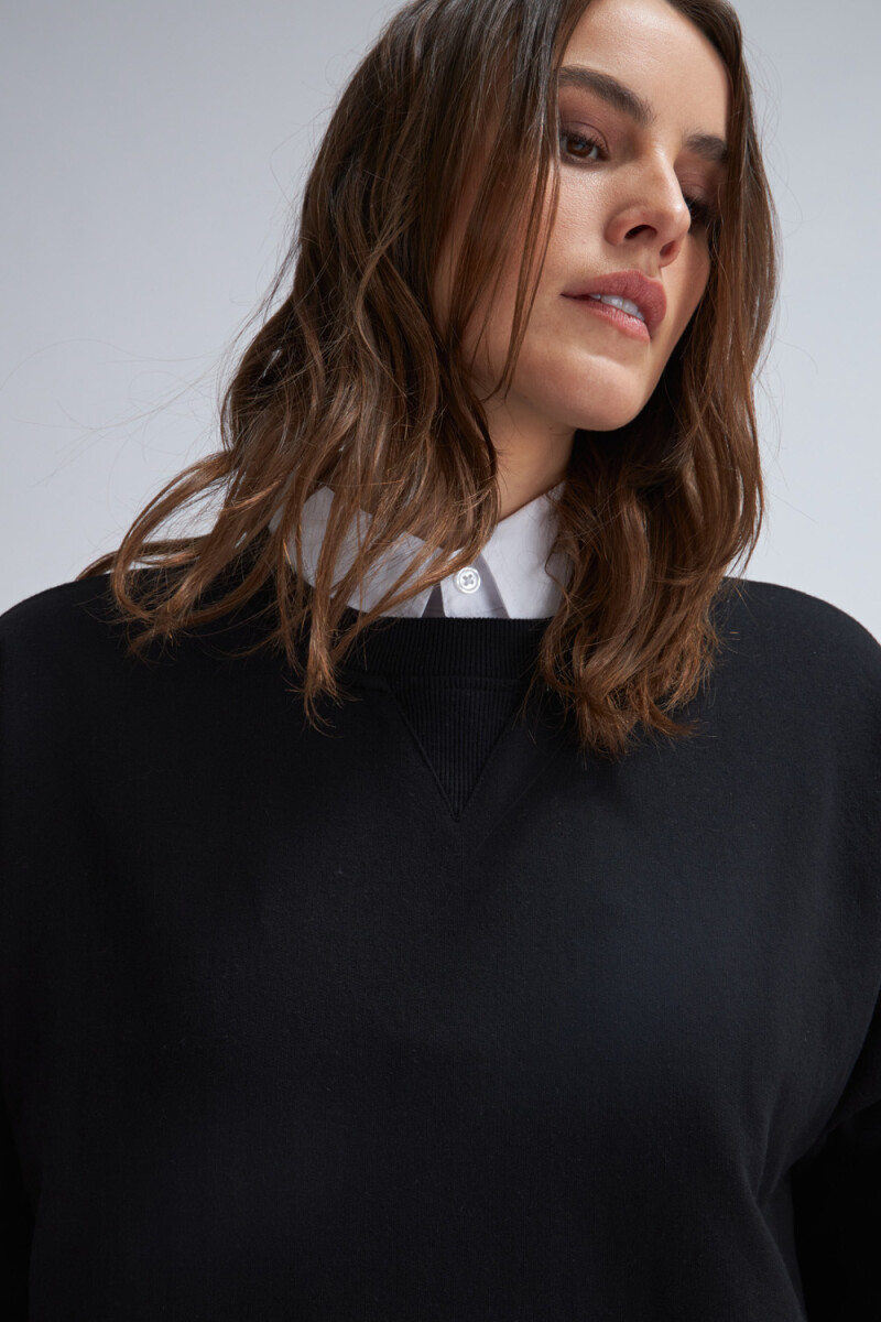 Sudadera deportiva oversize Negro
