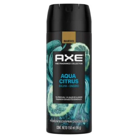 Axe Deo Aerosol Aqua Citrus 150ml Axe Deo Aerosol Aqua Citrus 150ml