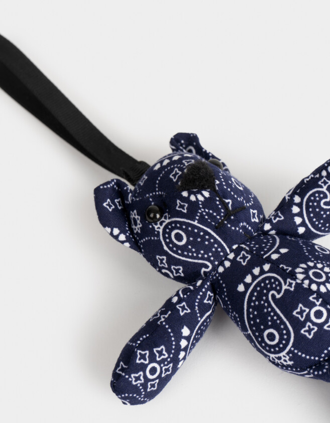 Llavero Peluche Llavero Y Charm Osito De Peluche - Azul Medio