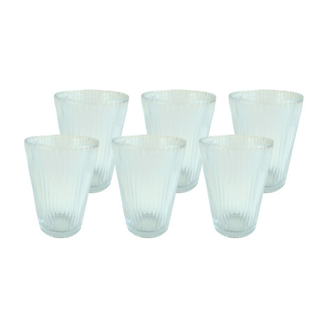 VASO VIDRIO X6PCS 290ML 6.8X9CM 794GR LABRADO DIF CAJA DISPLAY VASO VIDRIO X6PCS 290ML 6.8X9CM 794GR LABRADO DIF CAJA DISPLAY