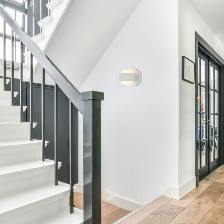 Aplique Led Bidireccional de Pared tipo spot esfera minimalista BLANCO