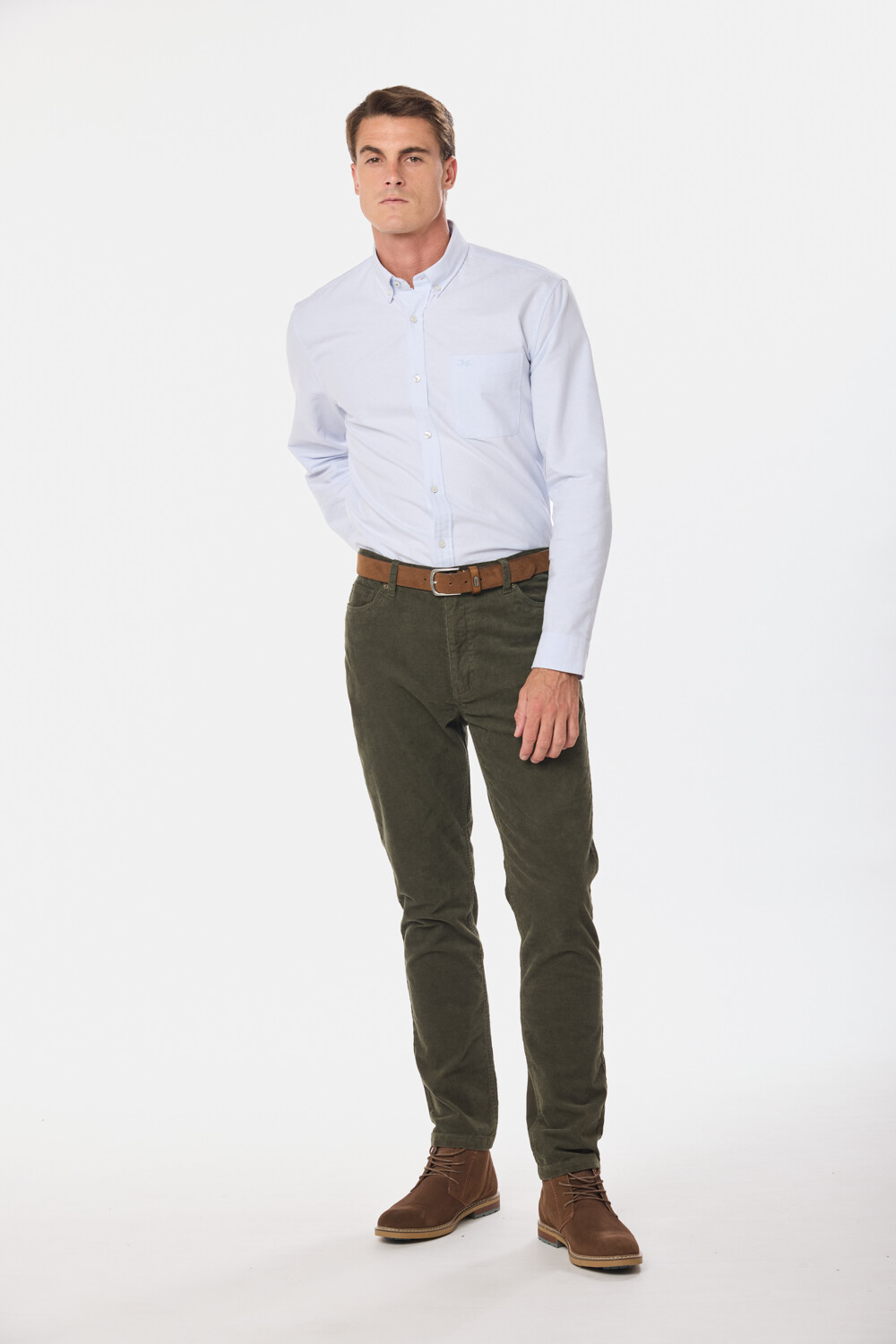 PANTALÓN DE PANA Verde