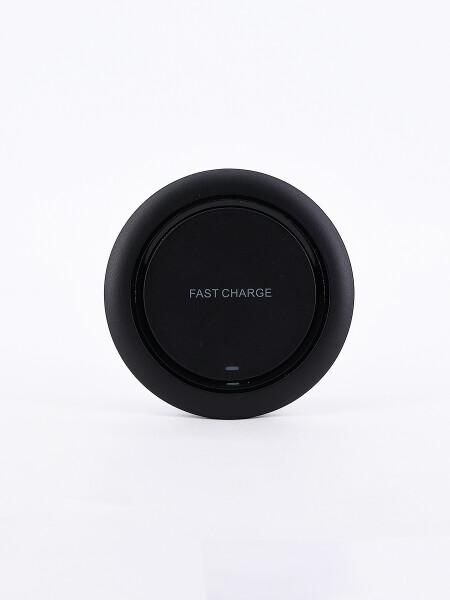 CARGADOR INALÁMBRICO CIRCULAR NEGRO