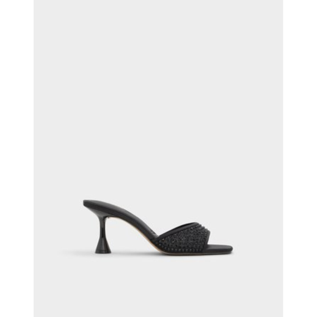 AGATHA DARK BROWN TEXTILE - BLACK 