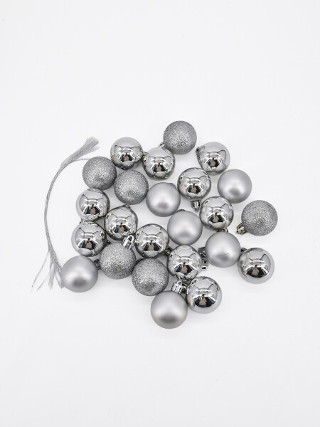 CHIRIMBOLOS SET X 24 PLATEADO