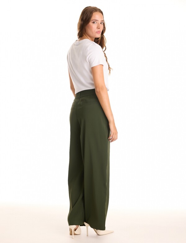 Pantalon Wide Leg VERDE