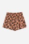 Short animal print TOSTADO