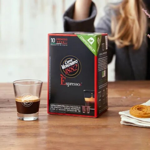 CAFE EN CAPSULAS CREMOSO VERGNANO NSP - 10 CAPS Cafe En Capsulas Cremoso Vergnano Nsp - 10 Caps