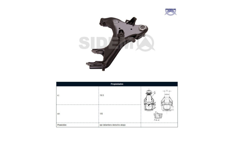 Parilla De Suspension Delantera Nissan D22 98-25 Der Parilla De Suspension Delantera Nissan D22 98-25 Der