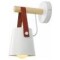 Aplique Moderno Metal Madera Vintage Nordico Calidad Blanco