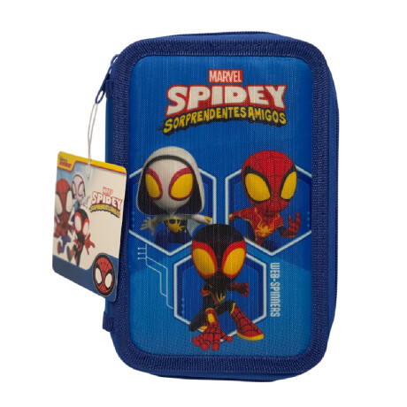 CARTUCHERA SPIDEY 2 PISOS 001
