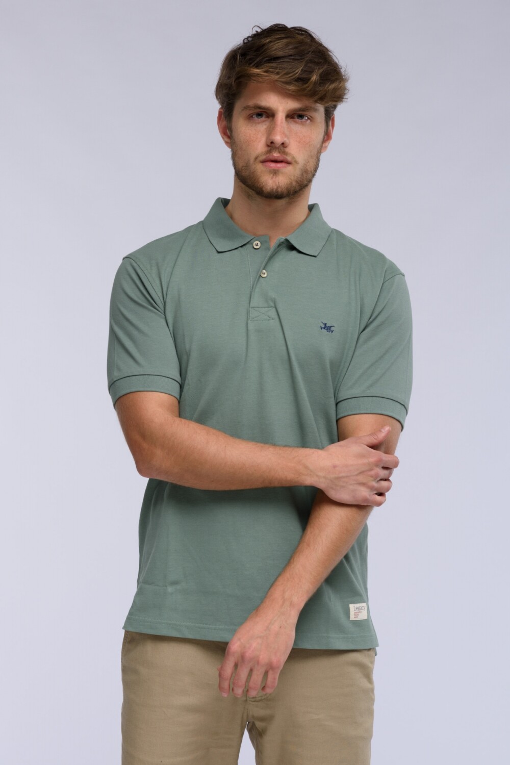 REMERA POLO PIQUE Verde Claro