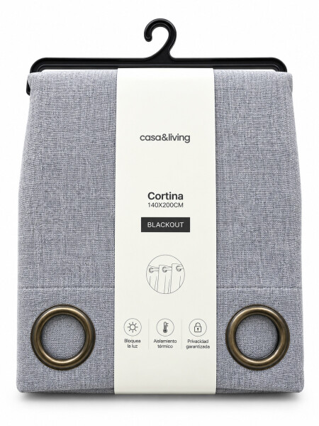 CORTINA BLACK OUT GRIS