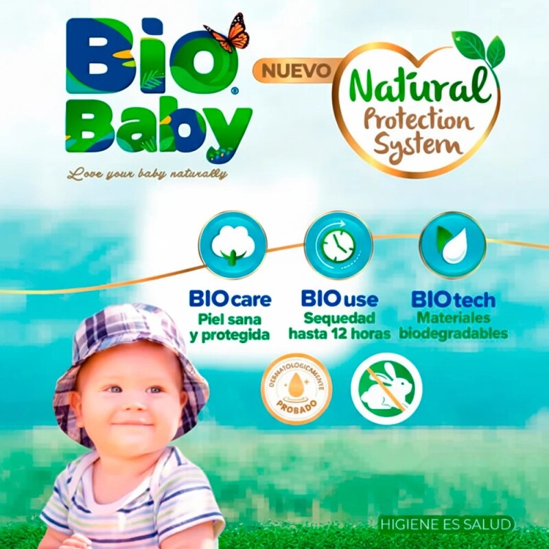 Pañales Biobaby Talle 1 Xch 28 Uds. Pañales Biobaby Talle 1 Xch 28 Uds.