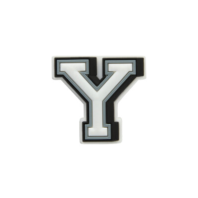 Jibbitz™ Charm Letter Y Blanco