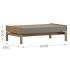 FINESTRA- MESA DE CENTRO BARCELONA 2151VZ OAK/FERRO FINESTRA- MESA DE CENTRO BARCELONA 2151VZ OAK/FERRO