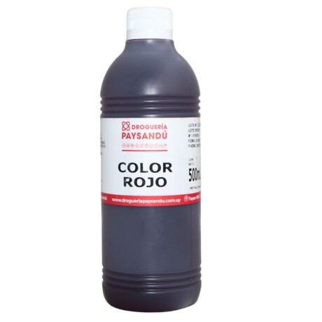 Color Rojo 500 mL