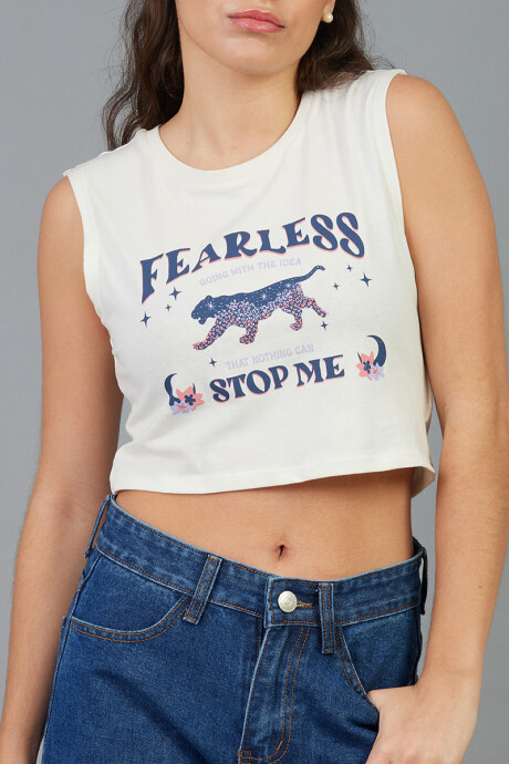 MUSCULOSA ALONA DIXIE Blanco