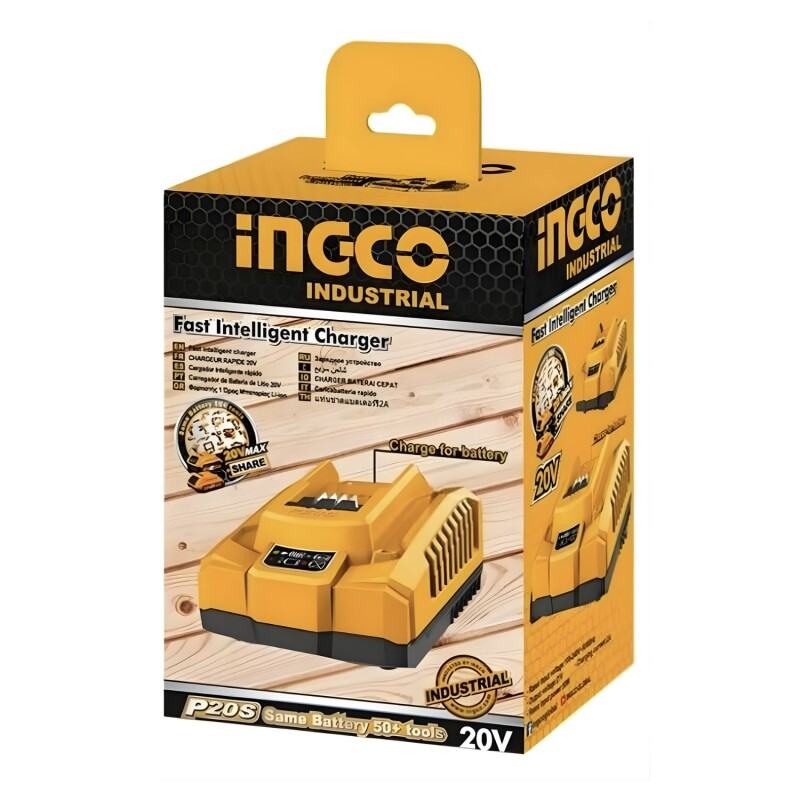 Cargador Rápido Para Batería Ingco 20volt 4 Amp Fcli20411 Cargador Rápido Para Batería Ingco 20volt 4 Amp Fcli20411