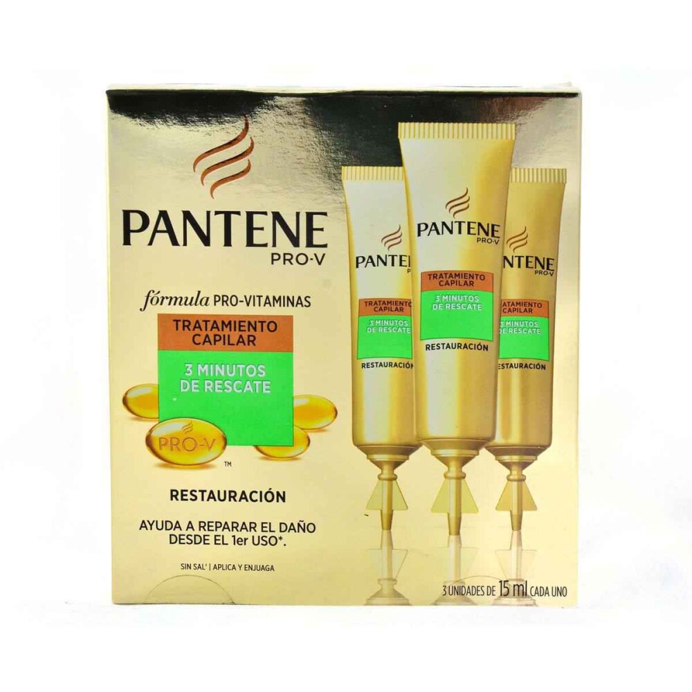 PANTENE 3MIN DE RESCATE TRAT 15ML CJ X 3 única