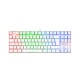 Teclado Gamer Redragon K552 Kumara White RGB Switch Red Teclado Gamer Redragon K552 Kumara White RGB Switch Red