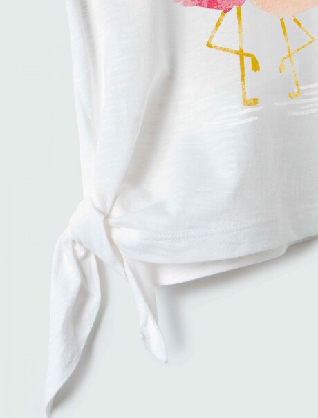 BLUSA INFANTIL ESTAMPADA BEIGE