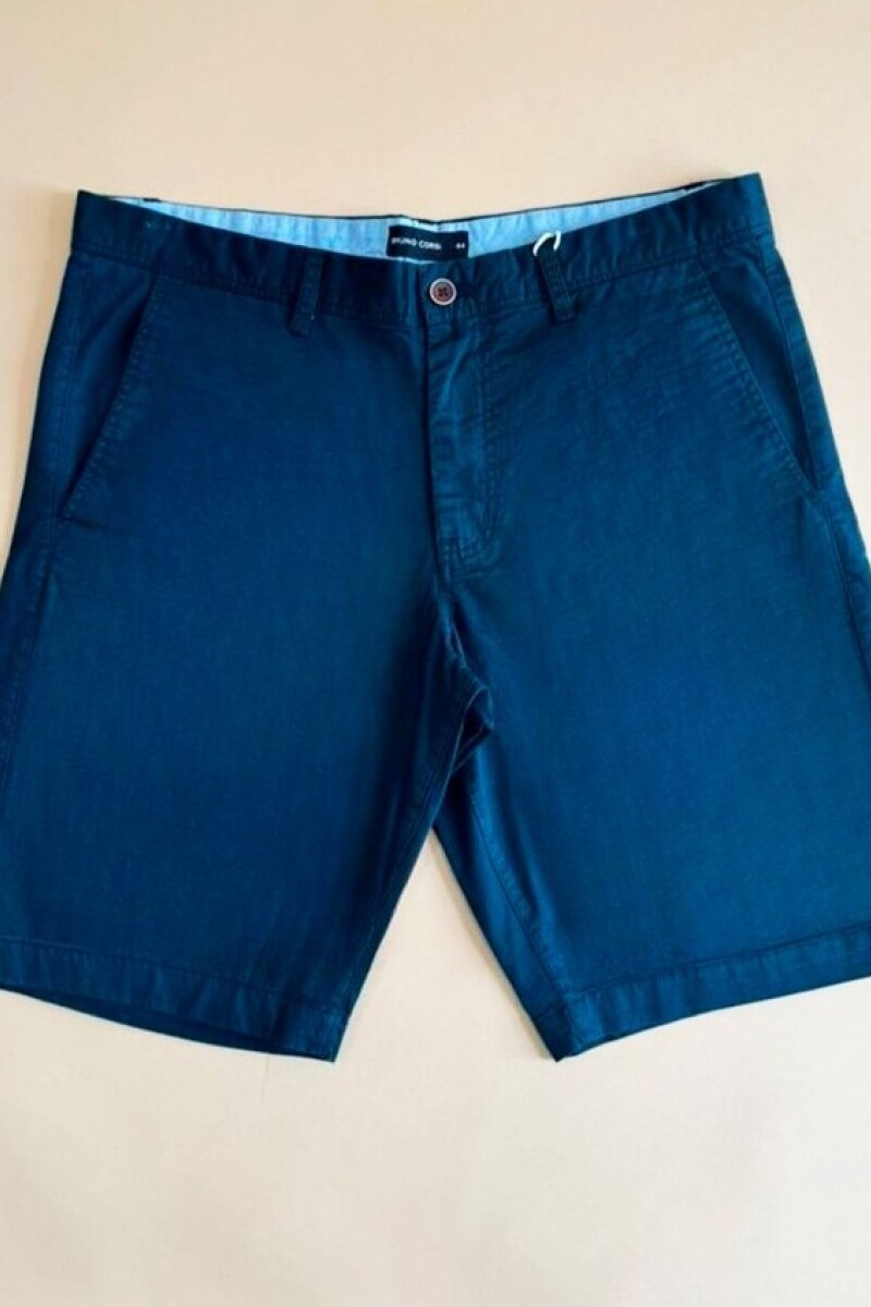 Bermuda Casual. Azul Marino.
