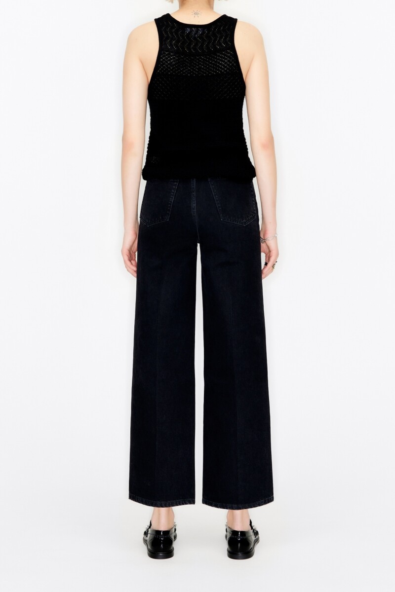 CULOTTE - VAQUERO ALTO Negro
