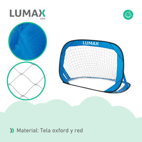 Arco fútbol plegable Lumax Pop Up x2 120x80cm Arco fútbol plegable Lumax Pop Up x2 120x80cm