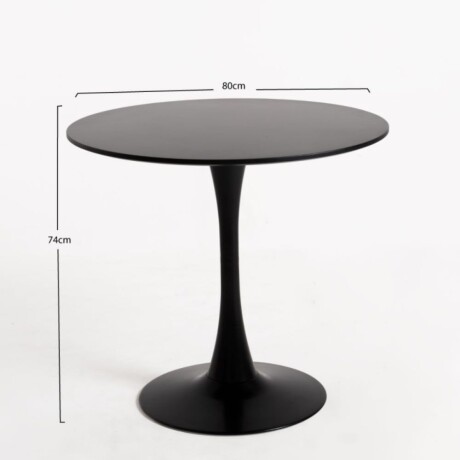 Juego De Comedor 4 Sillas Vienesas + Mesa Tulip Negro