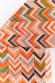 FOULARD ZIG ZAG MULTI NARANJA