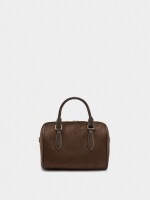Bolso Tote Con Efecto Piel S marron