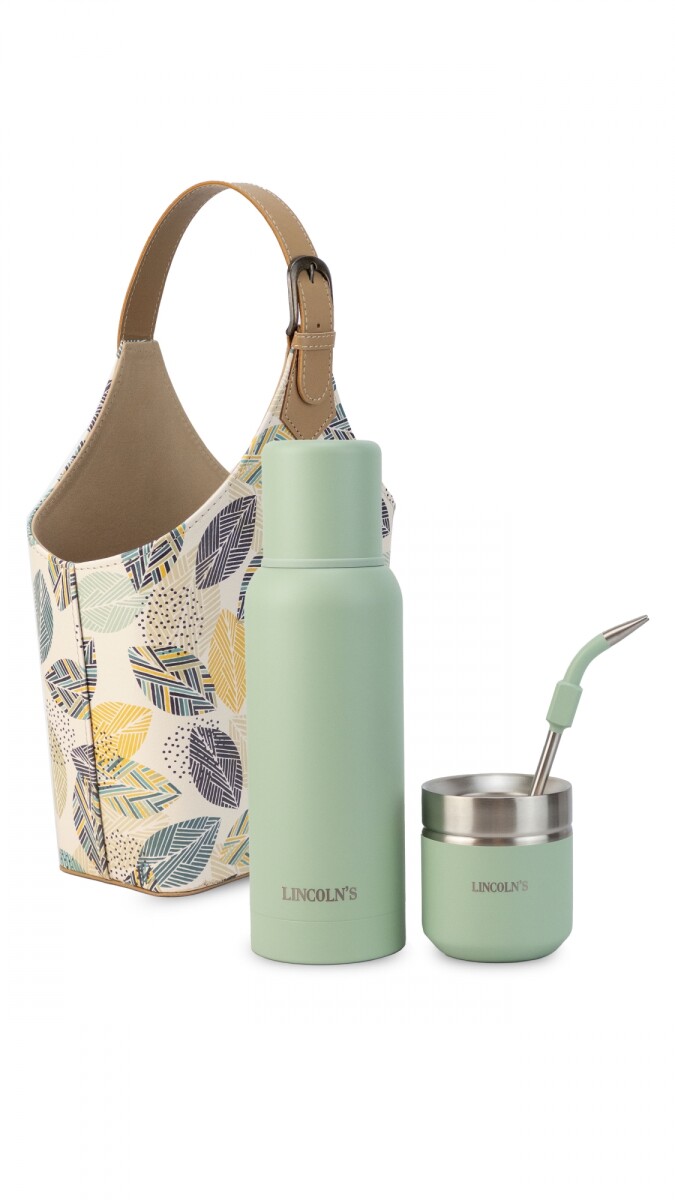 KIT MATERO VELVET - HOJAS DE OTOÑO C/ GRANITO VERDE 