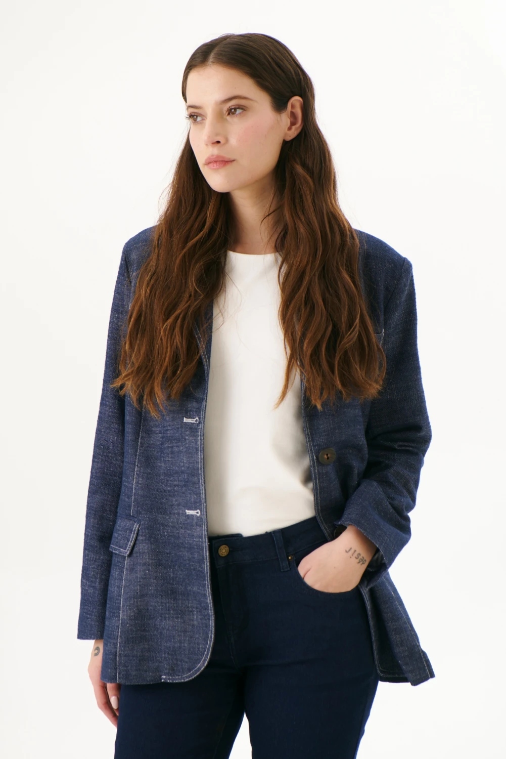 BLAZER JEAN LINO
