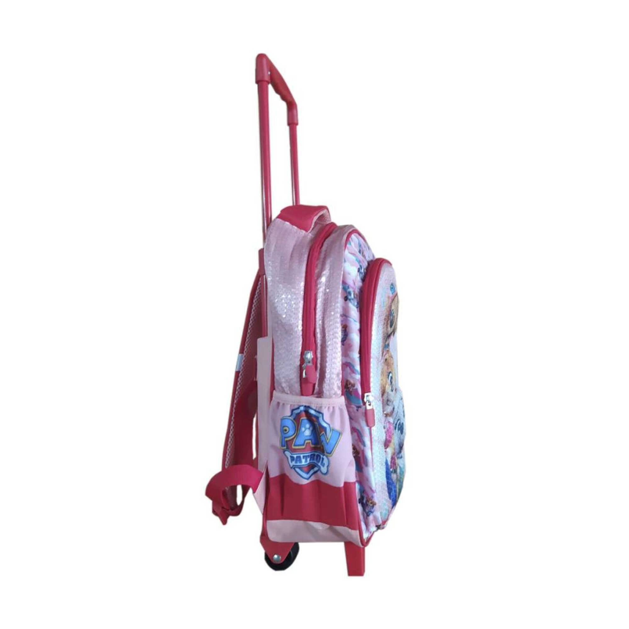 Mochila Infantil 3D con Carro Tafeta Grande 40 x 30 cm - Paw Patrol Fem ...
