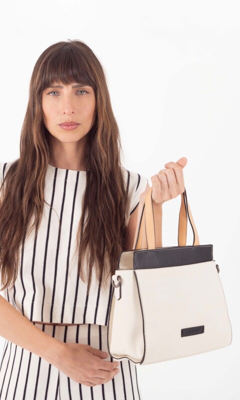 CARTERA LOS ANGELES CRUDO NEGRO Y NUEZ